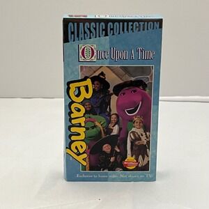 Barney Once Upon A Time VHS Classic‎ Collection Home Video 48 Minutes